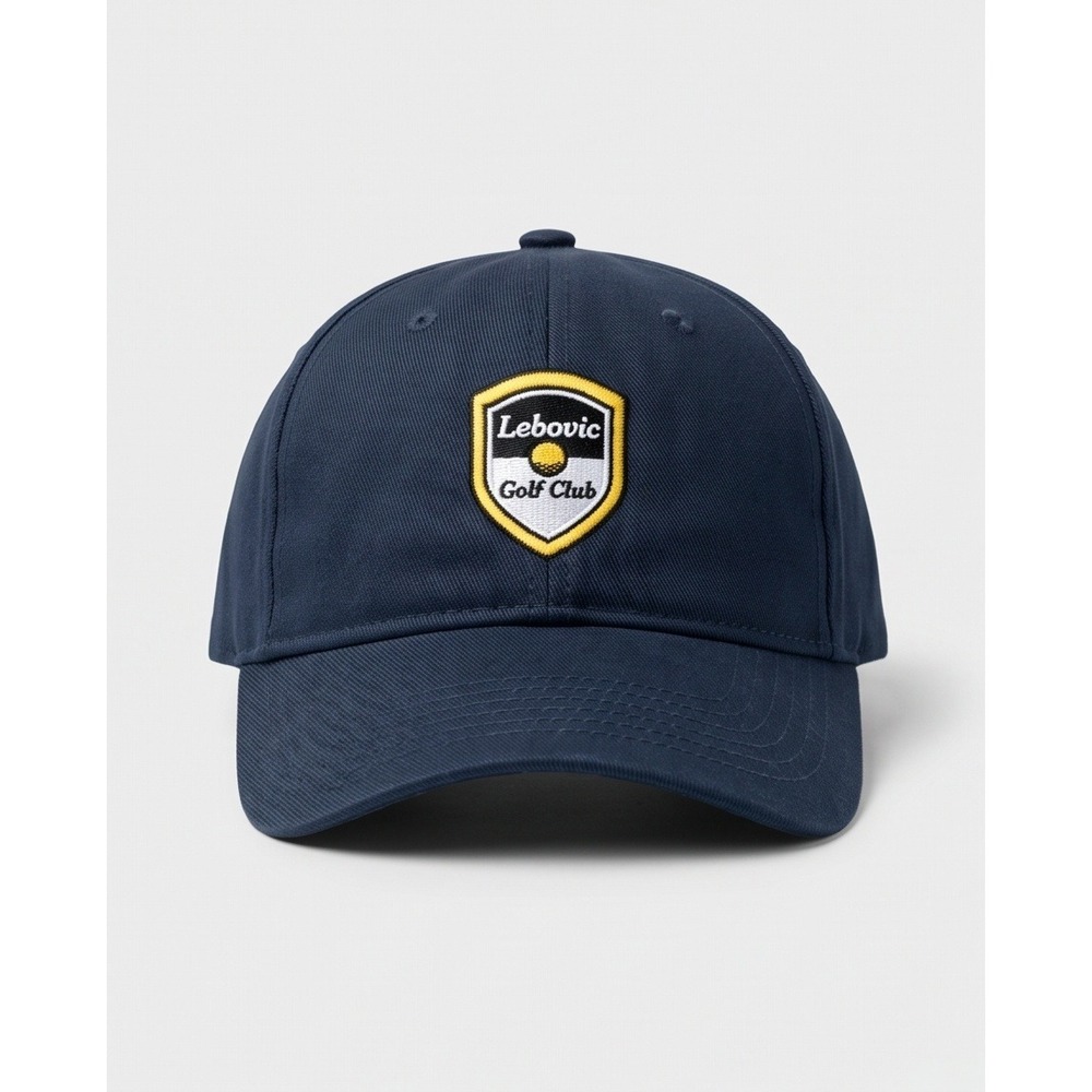 Lebovic Golf Club Mens Navy Blue Adjustable Baseball Hat Levelwear‎